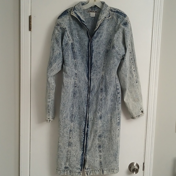 Vintage Jordache denim dress women's size 13/14 Large - Picture 5 of 11